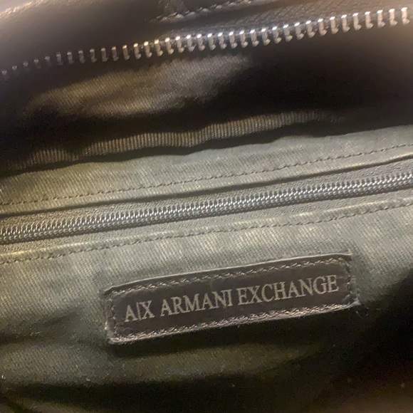 VINTAGE Armani Exchange A/X black Leather wallet with pockets. - Picture 6 of 6
